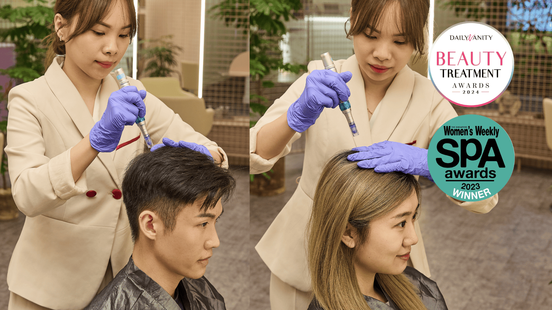 Signature Microneedling Hair Growth Male Female